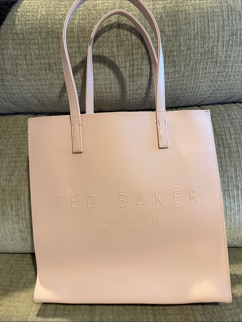 Ted Baker Blush Pink Structured Tote Bag